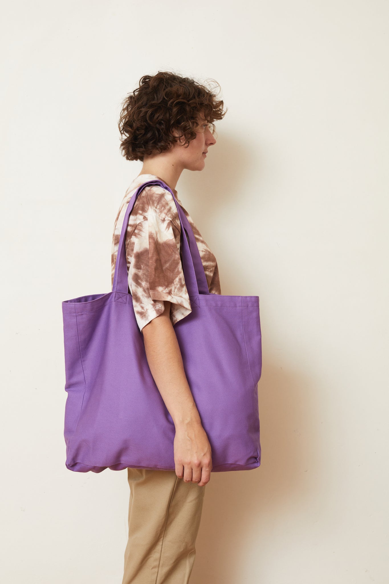 Plain Purple Tote Bag